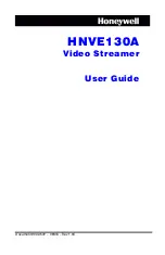 Preview for 1 page of Honeywell HNVE130A User Manual