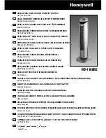 Предварительный просмотр 1 страницы Honeywell HO-1100RE User Instructions