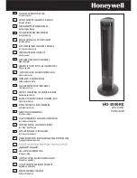 Honeywell HO-5500RE User Instructions предпросмотр