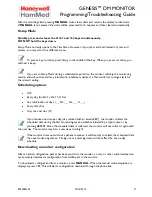 Предварительный просмотр 4 страницы Honeywell HomMed Genesis Programming And Troubleshooting Manual