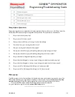 Предварительный просмотр 12 страницы Honeywell HomMed Genesis Programming And Troubleshooting Manual
