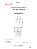 Preview for 1 page of Honeywell HON COCON 13 Operator'S Manual