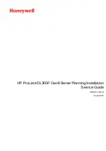 Preview for 1 page of Honeywell HP ProLiant DL360P Gen8 Service Manual