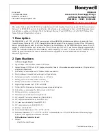 Preview for 1 page of Honeywell HP400ULM Product Installation Document