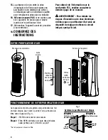 Preview for 8 page of Honeywell HPA030 Series Important Safety Instructions Manual