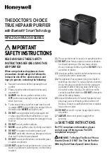 Preview for 1 page of Honeywell HPA250 Series Manual