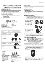 Предварительный просмотр 4 страницы Honeywell HR 80 Installation And User Manual