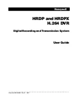 Honeywell HRDP DVR User Manual preview