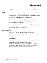 Preview for 2 page of Honeywell HS9VCU-01 User Manual