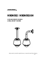 Предварительный просмотр 1 страницы Honeywell HSGN502 Instruction Manual