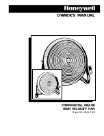 Предварительный просмотр 1 страницы Honeywell HT-900 Series TURBO FORCE Owner'S Manual