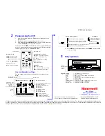 Preview for 2 page of Honeywell HTR1 Quick Start Manual