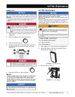 Preview for 31 page of Honeywell HW5500 - 5500 Portable Generator Owner'S Manual