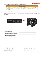 Preview for 2 page of Honeywell HW7000EH Owner'S Manual