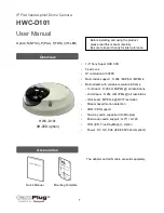 Preview for 1 page of Honeywell HWC-D101 User Manual