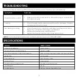 Preview for 7 page of Honeywell HWDB-1880SS Owner'S Manual