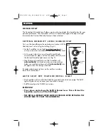 Предварительный просмотр 6 страницы Honeywell HWM-2000 Owner'S Manual