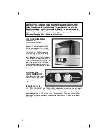 Preview for 4 page of Honeywell HWM 500 - UV Warm Moisture Humidifier Instructions For Operation, Care And Cleaning