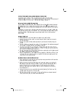 Preview for 15 page of Honeywell HWM 500 - UV Warm Moisture Humidifier Instructions For Operation, Care And Cleaning