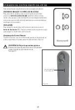 Предварительный просмотр 28 страницы Honeywell HYF500E4 Owner'S Manual