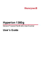 Honeywell Hyperion 1300G User Manual preview