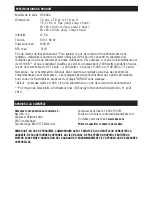 Preview for 11 page of Honeywell HZ-0360 Series Operating And Safety Instructions Manual
