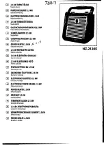 Honeywell HZ-2120E Operating Instructions Manual preview