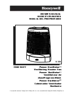 Preview for 6 page of Honeywell HZ-2302 - Electric Space Heater Owner'S Manual