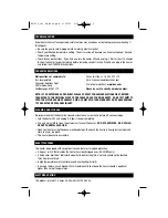 Preview for 5 page of Honeywell HZ-339 Series Owner'S Manual