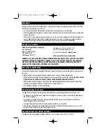 Preview for 11 page of Honeywell HZ-339 Series Owner'S Manual