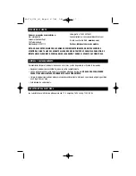 Preview for 17 page of Honeywell HZ-3750GP - Electronic Ceramic Tower Heater Important Safety Instructions Manual