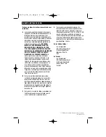 Preview for 18 page of Honeywell HZ-3750GP - Electronic Ceramic Tower Heater Important Safety Instructions Manual