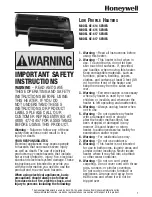 Preview for 1 page of Honeywell HZ-614 series Instructions Manual