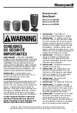 Preview for 7 page of Honeywell HZ-8000 - Whole Room Energy Smart Heater Manual