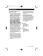 Preview for 8 page of Honeywell HZ2800P - Turbo Heater Fan Instructions Manual