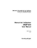 Honeywell IAQPoint User Manual предпросмотр