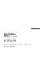 Preview for 20 page of Honeywell ICON 100 SERIES Installation Manual