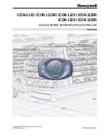 Honeywell ICON 100 SERIES User Manual preview