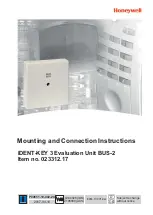 Preview for 35 page of Honeywell IDENT-KEY 3 Mounting And Connection Instructions