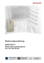 Предварительный просмотр 1 страницы Honeywell IDENT-KEY 3 Operating Manual