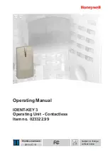 Preview for 9 page of Honeywell IDENT-KEY 3 Operating Manual