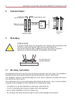 Предварительный просмотр 6 страницы Honeywell IDENTLOC 032220.17 Mounting And Connection Instructions