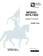 Preview for 1 page of Honeywell IFP1000 Installation And Operation Manual