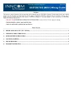 Preview for 1 page of Honeywell Inncom E527 Wiring Manual