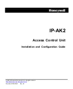 Honeywell IP-AK2 Installation And Configuration Manual предпросмотр