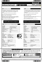 Preview for 2 page of Honeywell IRV800M Quick Start Manual