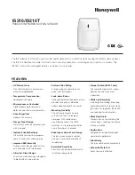 Preview for 1 page of Honeywell IS216 Features & Specifications