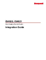 Preview for 1 page of Honeywell IS4920 Integration Manual