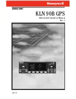 Honeywell KLN 90B GPS Abbreviated Operation Manual preview