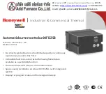 Honeywell krom schroeder IFD 258 Manual preview